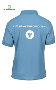  Áo Phông Đồng Phục Màu Xanh Thiên Thanh 