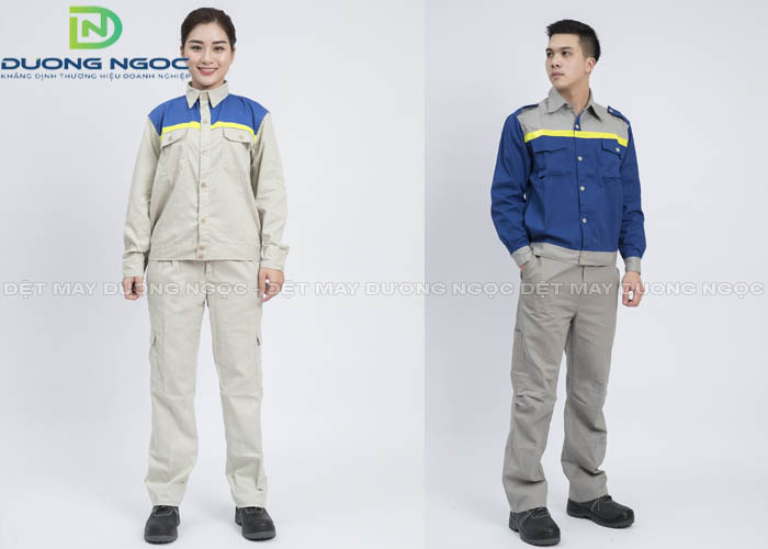 Quần áo bảo hộ kaki vải liên doanh